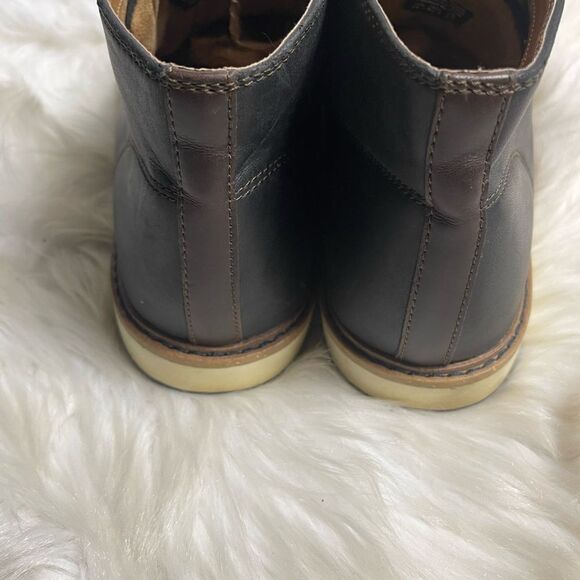 Aldo Men's Laird Boots Synthetic Black Lace Up Size 10 rubber soles. - Picture 4 of 9